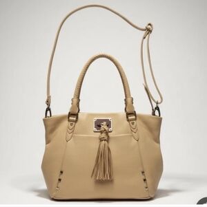 🫶Elliott Lucca leather hobo bag with tassle
